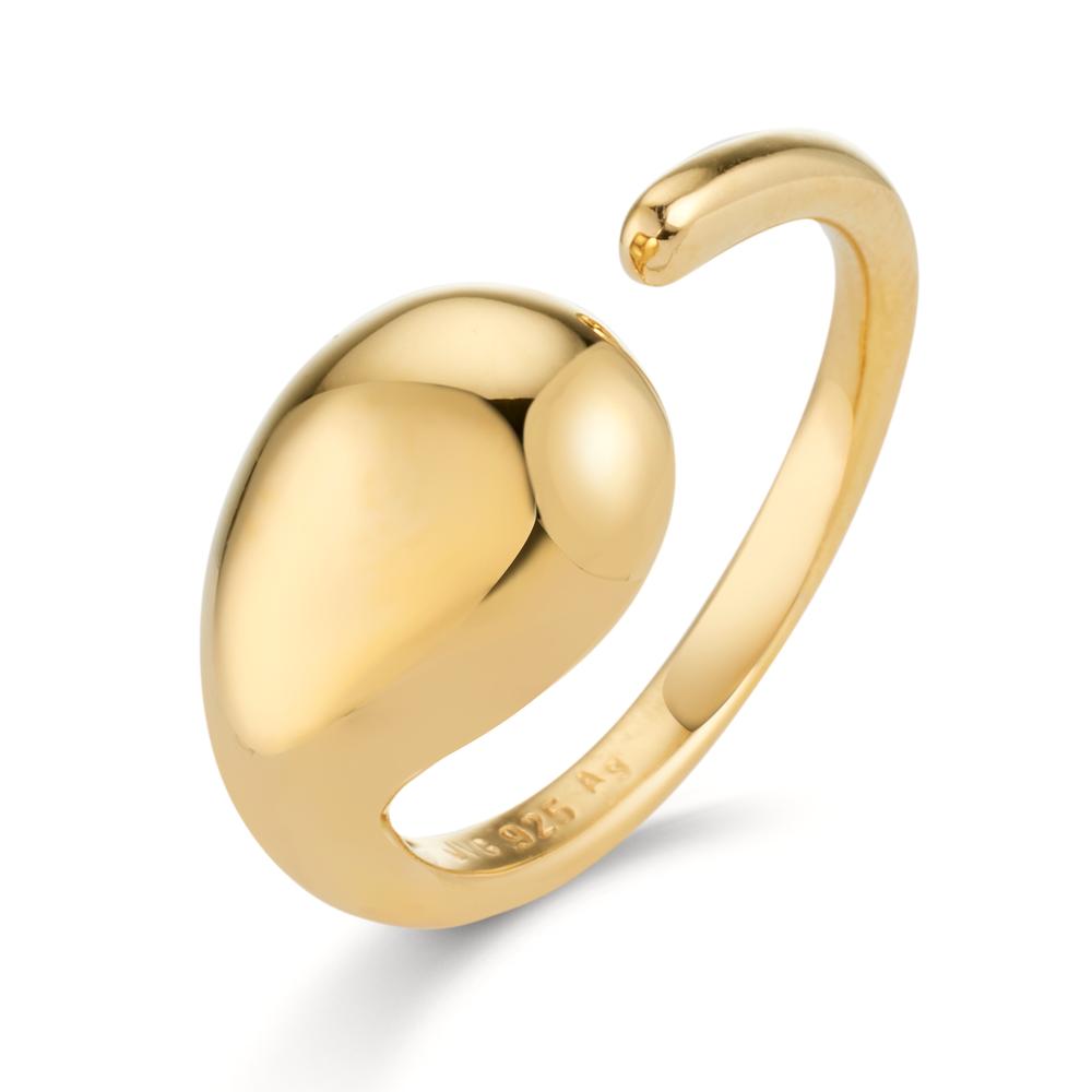 Ring Silver Yellow Gold plated