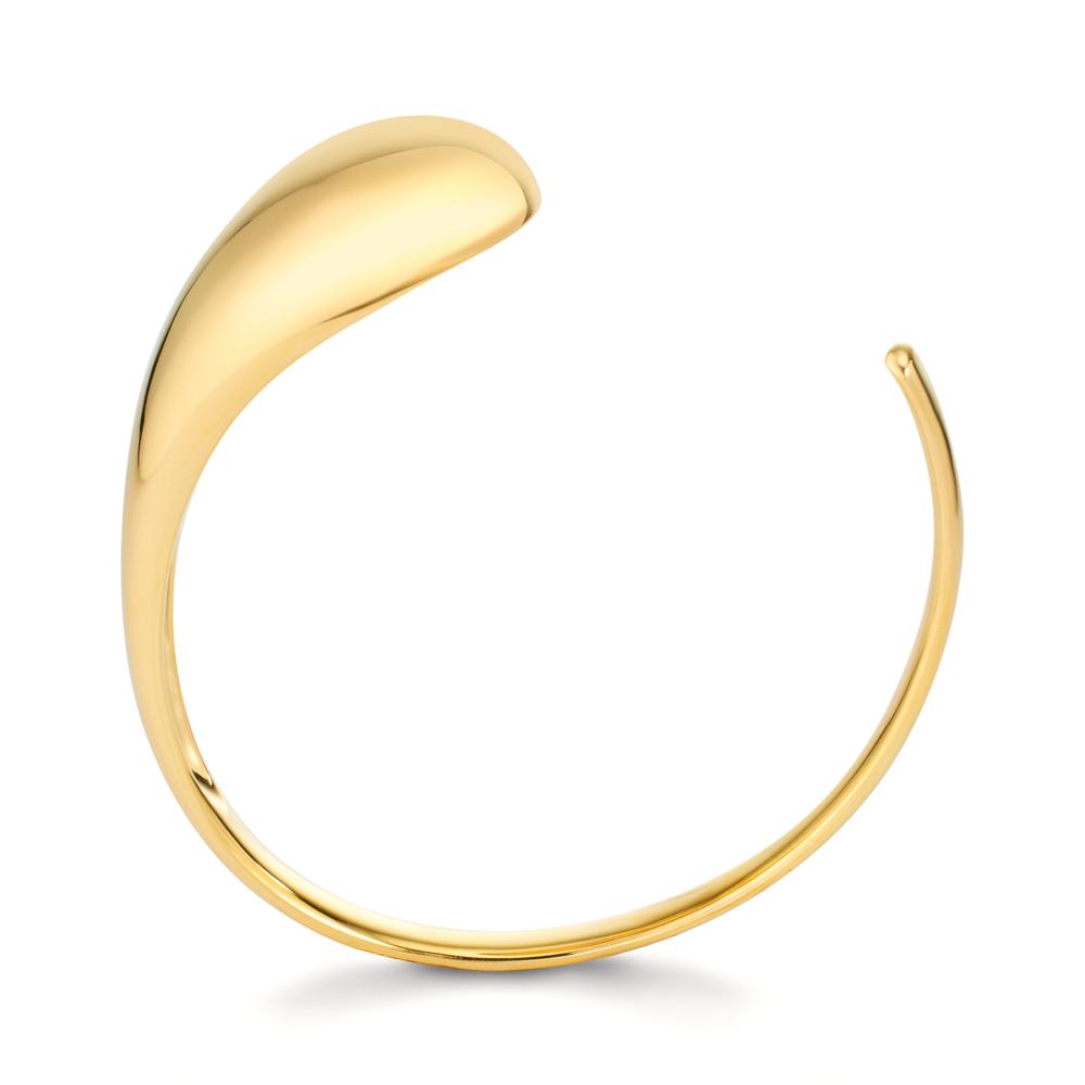 Bangle Silver Yellow Gold plated Ø60 mm