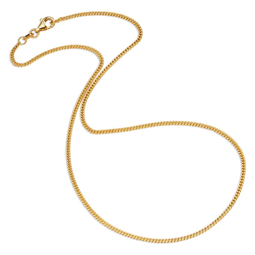 Curb-Necklace 9k Yellow Gold 38 cm