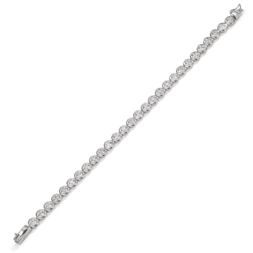 Bracelet Silver Zirconia 30 Stones Rhodium plated 18 cm